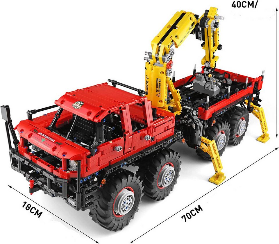 Mould King 13146 Ferngesteuerter Gelaendewagen Lkw Moc 3068 Teile Konstruktionsspielsteine, (Set, 3068 St)