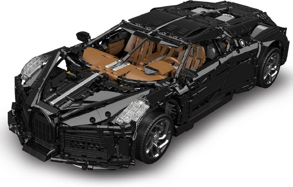 Mould King 13163S Sportwagen Modell 1:8 MOC Klemmbausteine 4688 Teile Konstruktionsspielsteine, (Set, 4688 St)