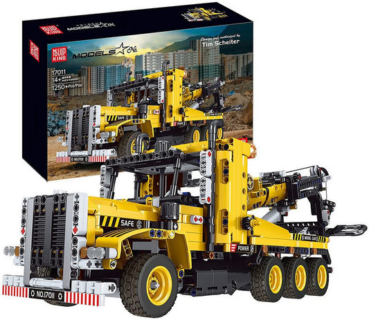 Mould King 17011 Abschleppfahrzeug Moc Klemmbausteine 1250 Teile Konstruktionsspielsteine, (Set, 1250 St)
