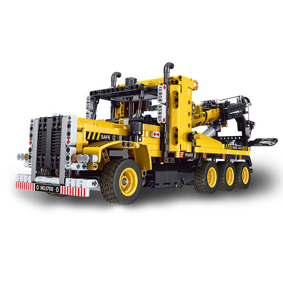 Mould King 17011 Abschleppfahrzeug Moc Klemmbausteine 1250 Teile Konstruktionsspielsteine, (Set, 1250 St)