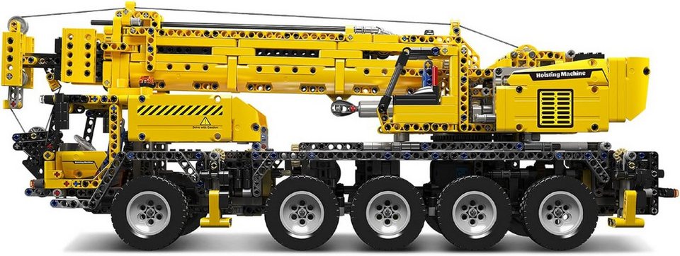 Mould King 17047 Ferngesteuerter Lkw Kran Moc Klemmbausteine 2688 Teile Konstruktionsspielsteine, (Set, 2688 St)