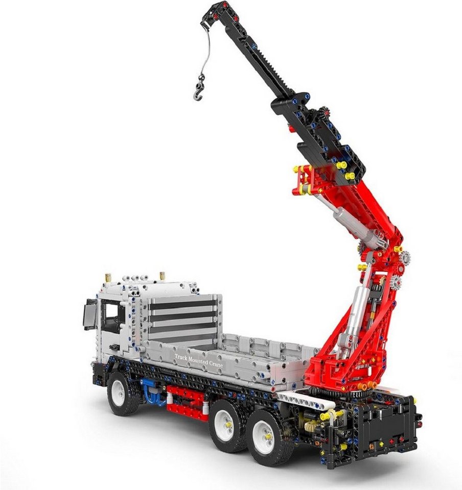 Mould King 17063 Ferngesteuerter Kran LKW MOC Klemmbausteine 2530 Teile Konstruktionsspielsteine, (Set, 2530 St)