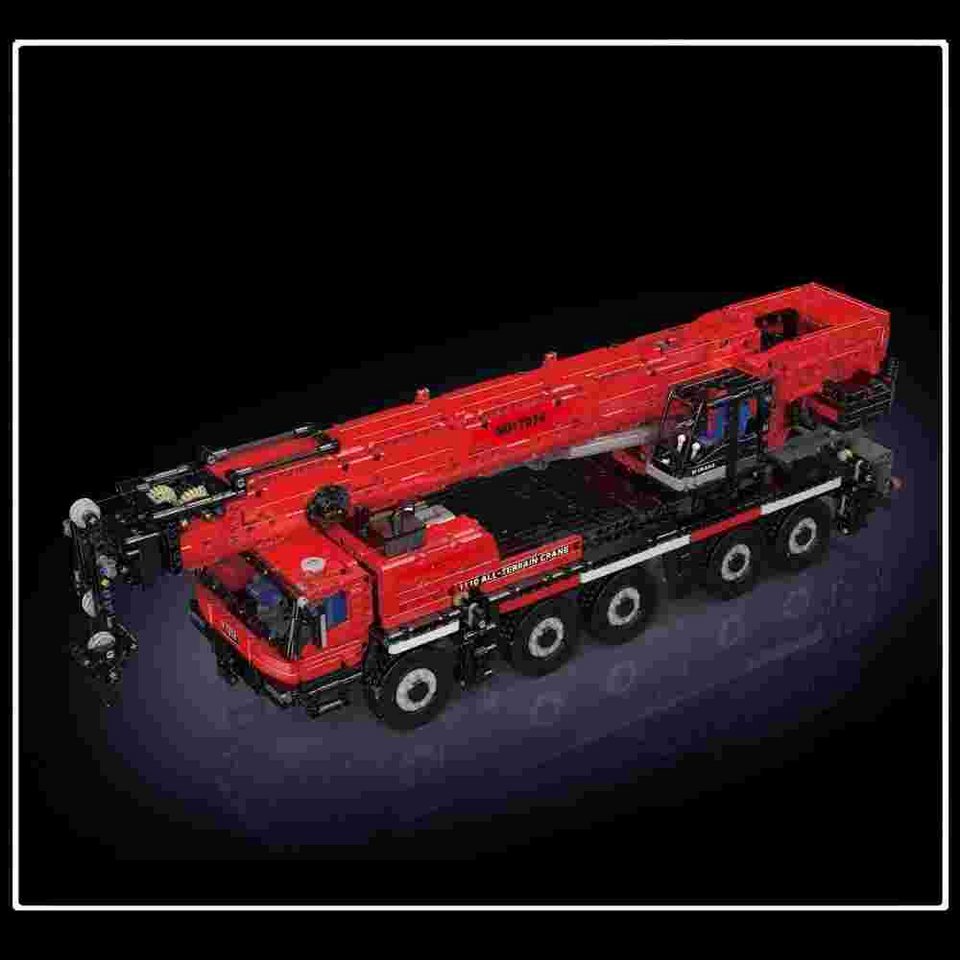 Mould King 17074 Ferngesteuerter Kran Moc Klemmbausteine 3218 Teile Konstruktionsspielsteine, (Set, 3218 St)