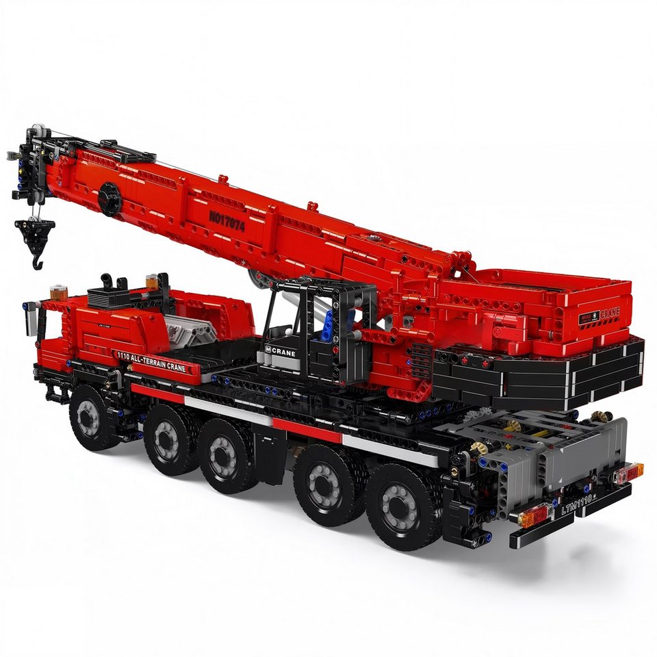 Mould King 17074 Ferngesteuerter Kran Moc Klemmbausteine 3218 Teile Konstruktionsspielsteine, (Set, 3218 St)