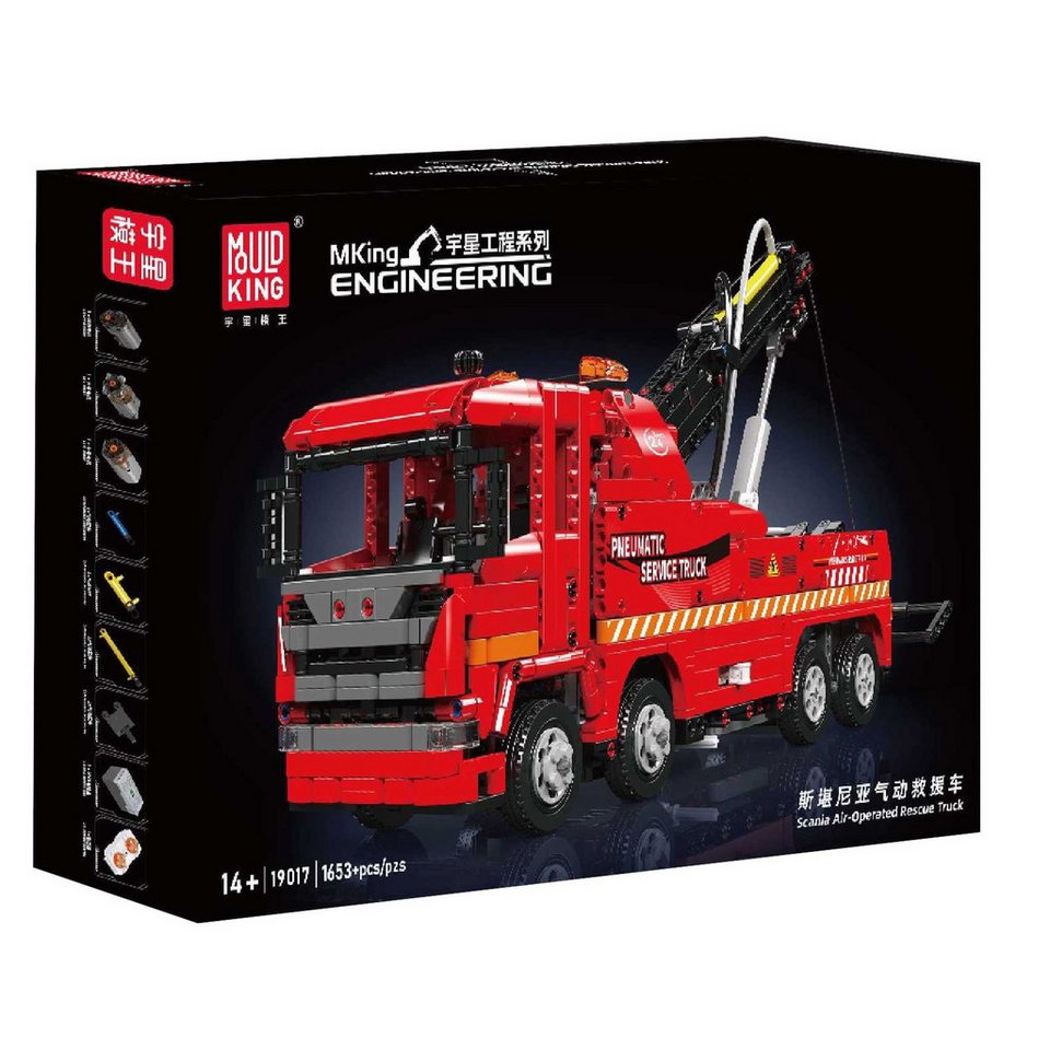Mould King 19017 - Pneumatischer Abschleppwagen (Mould King) Spielbausteine