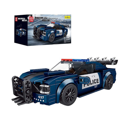 Mould King 27002 - Polizeiwagen inkl. Vitrine (Mould King) Spielbausteine, (356 St)