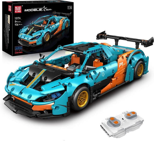 Mould King Mould King 13174 P1 Sports Car - RC-Control Technik Modell Konstruktionsspielsteine, (936 St)