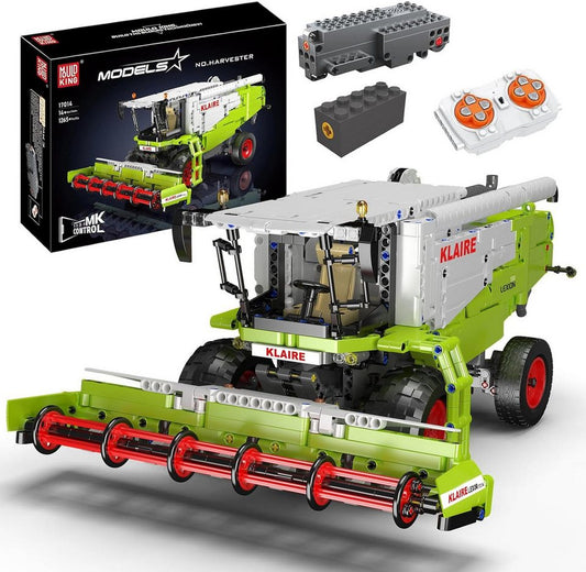 Mould King Mould King 17014 Mähdrescher 1265 Teile RC-Control Harvester Konstruktions-Spielset, (1265 St)