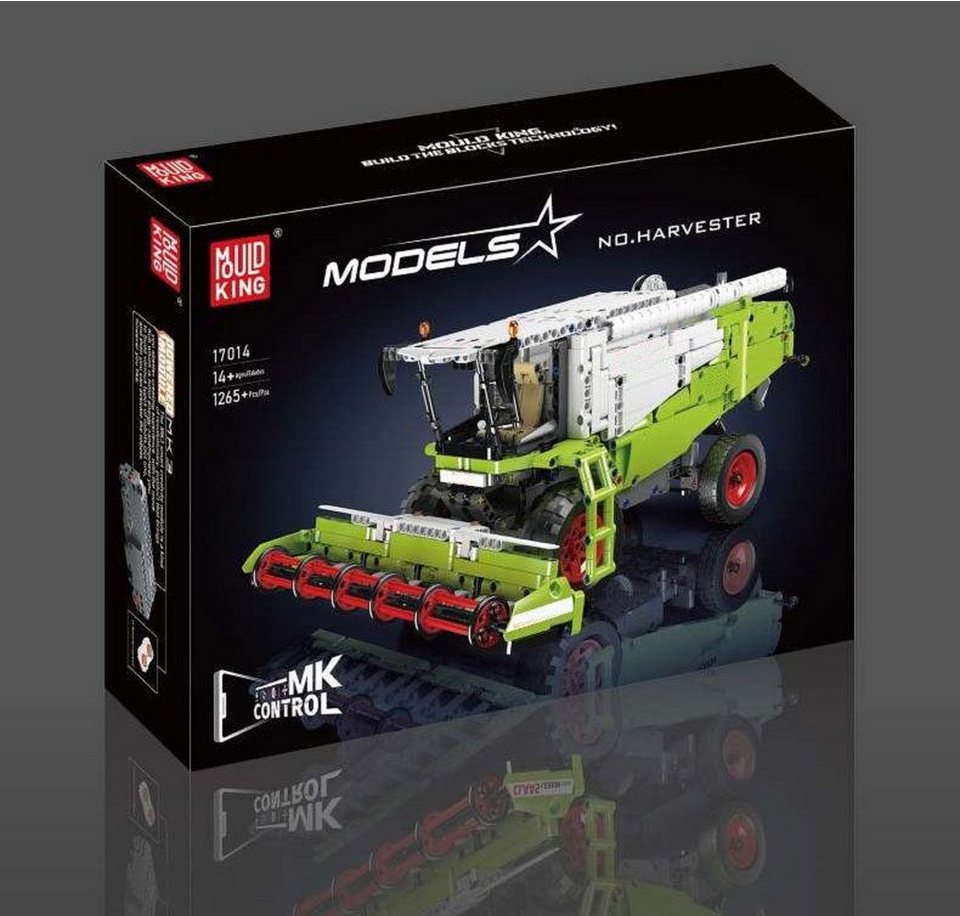 Mould King Mould King 17014 Mähdrescher 1265 Teile RC-Control Harvester Konstruktions-Spielset, (1265 St)