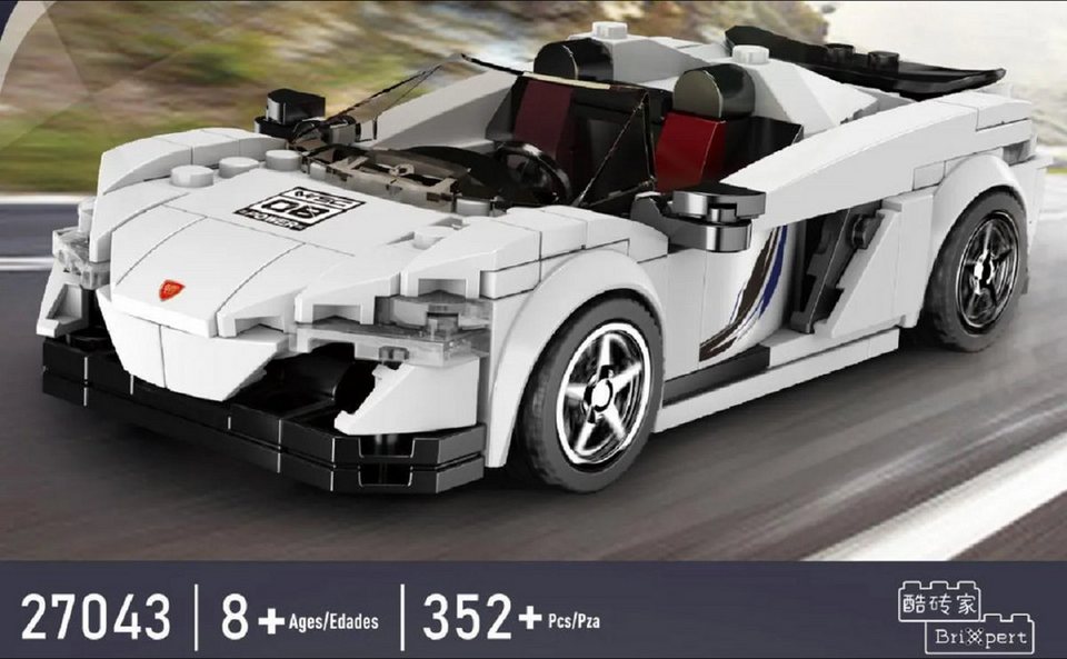 Mould King Mould King 27043 Speed Champion McLaren 650S 352 Teile Konstruktions-Spielset, (352 St)