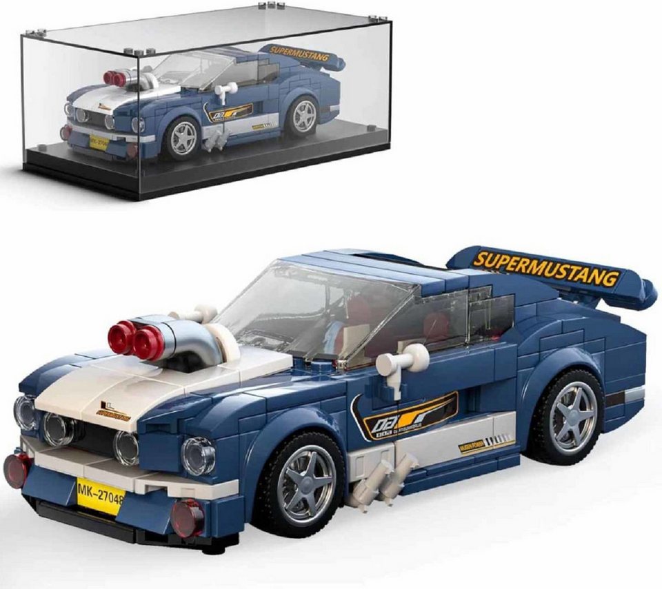 Mould King Mould King 27048S Speed Champion Super Mustang 376 Teile Konstruktions-Spielset, (376 St)