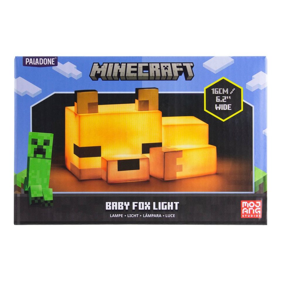 Paladone LED Dekolicht Minecraft Fuchs Leuchte
