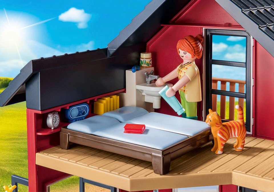 Playmobil® Bauernhaus (71248), Country Konstruktions-Spielset, teilweise aus recyceltem Material; Made in Germany