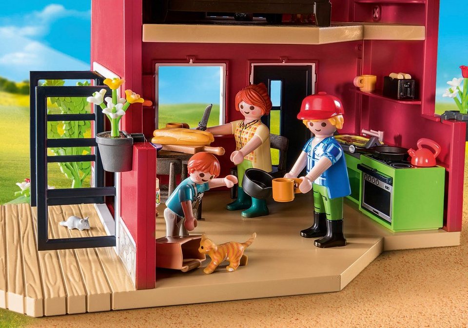 Playmobil® Bauernhaus (71248), Country Konstruktions-Spielset, teilweise aus recyceltem Material; Made in Germany