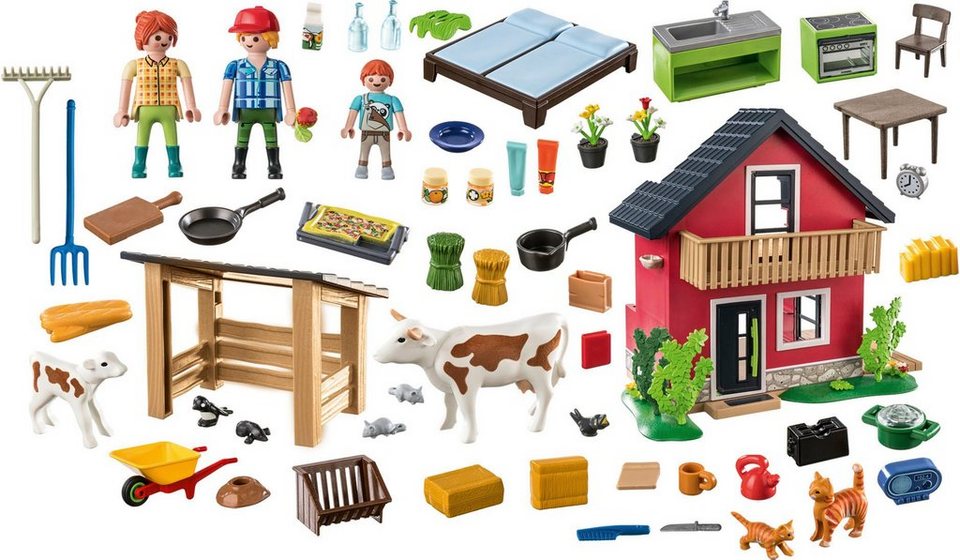 Playmobil® Bauernhaus (71248), Country Konstruktions-Spielset, teilweise aus recyceltem Material; Made in Germany