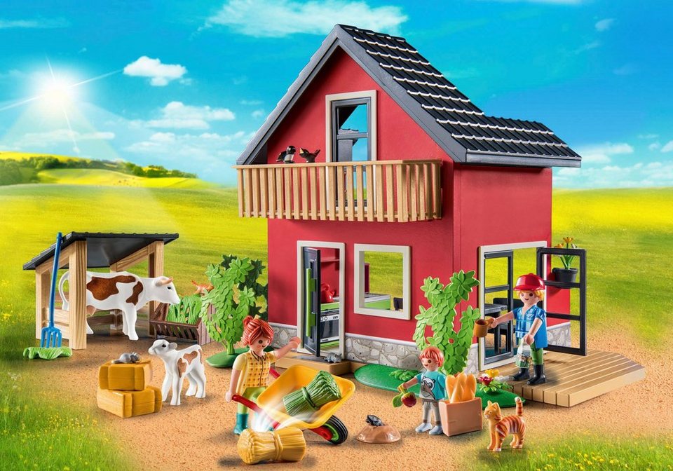 Playmobil® Bauernhaus (71248), Country Konstruktions-Spielset, teilweise aus recyceltem Material; Made in Germany
