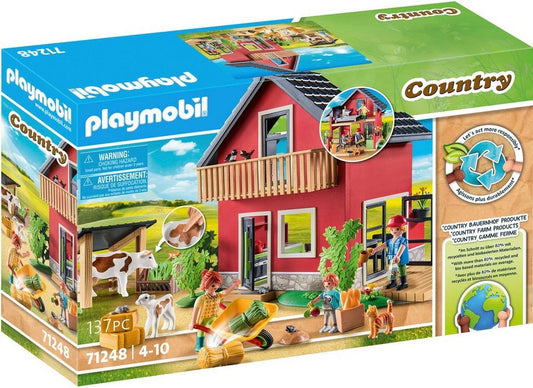 Playmobil® Bauernhaus (71248), Country Konstruktions-Spielset, teilweise aus recyceltem Material; Made in Germany