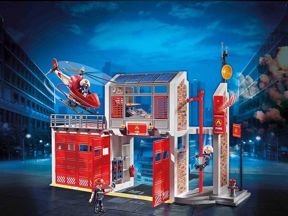 Playmobil® Große Feuerwache (9462), My Action Heroes Konstruktions-Spielset, Made in Germany