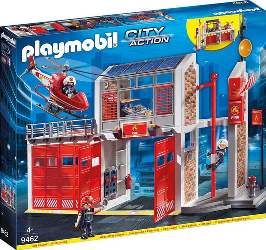Playmobil® Große Feuerwache (9462), My Action Heroes Konstruktions-Spielset, Made in Germany