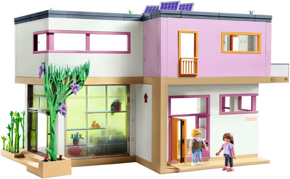 Playmobil® Wohnhaus mit Wintergarten (71607), myLife Konstruktions-Spielset, (312 St), Made in Germany