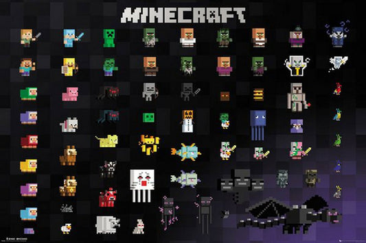 Poster Minecraft - Poster - Pixel Sprites