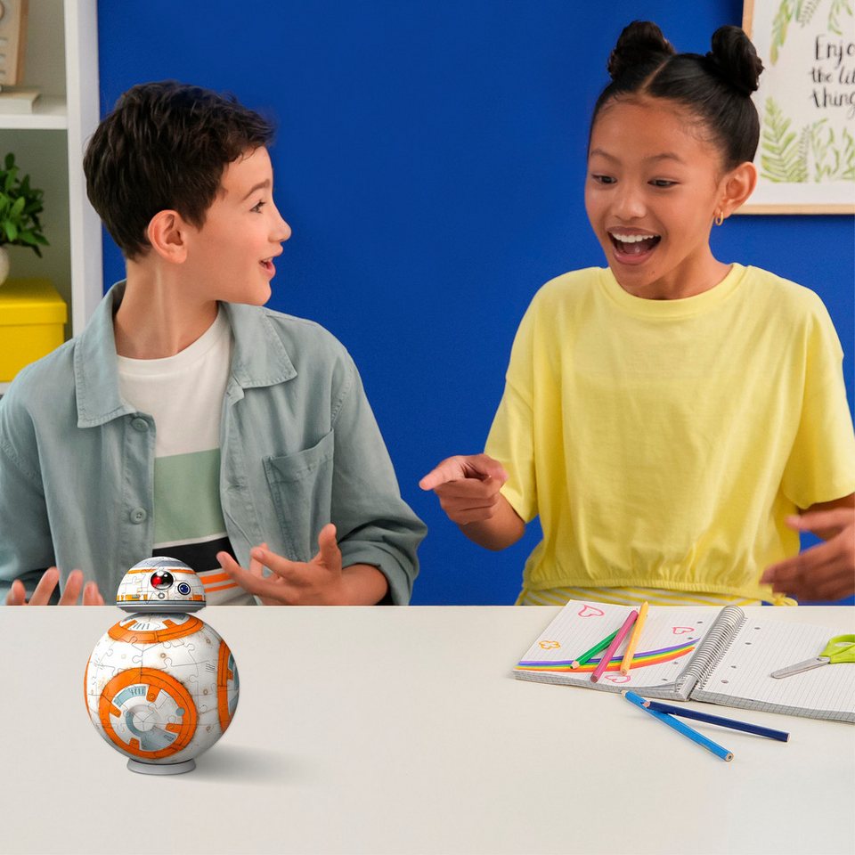 Ravensburger 3D-Puzzle Star Wars BB-8, 99 Puzzleteile, Made in Europe