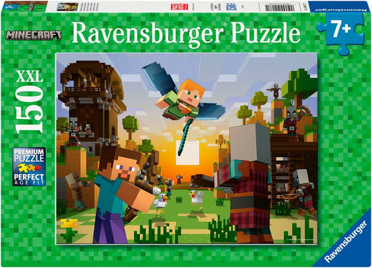 Ravensburger Puzzle Minecraft, Baukunst und Abenteuer, 150 Puzzleteile, 150 XXLTeile; Made in Germany