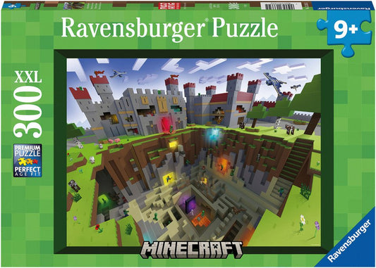 Ravensburger Puzzle Minecraft Cutaway, 300 Puzzleteile, Made in Germany