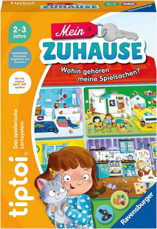Ravensburger Puzzle tiptoi® Mein Zuhause, Puzzleteile, Made in Europe