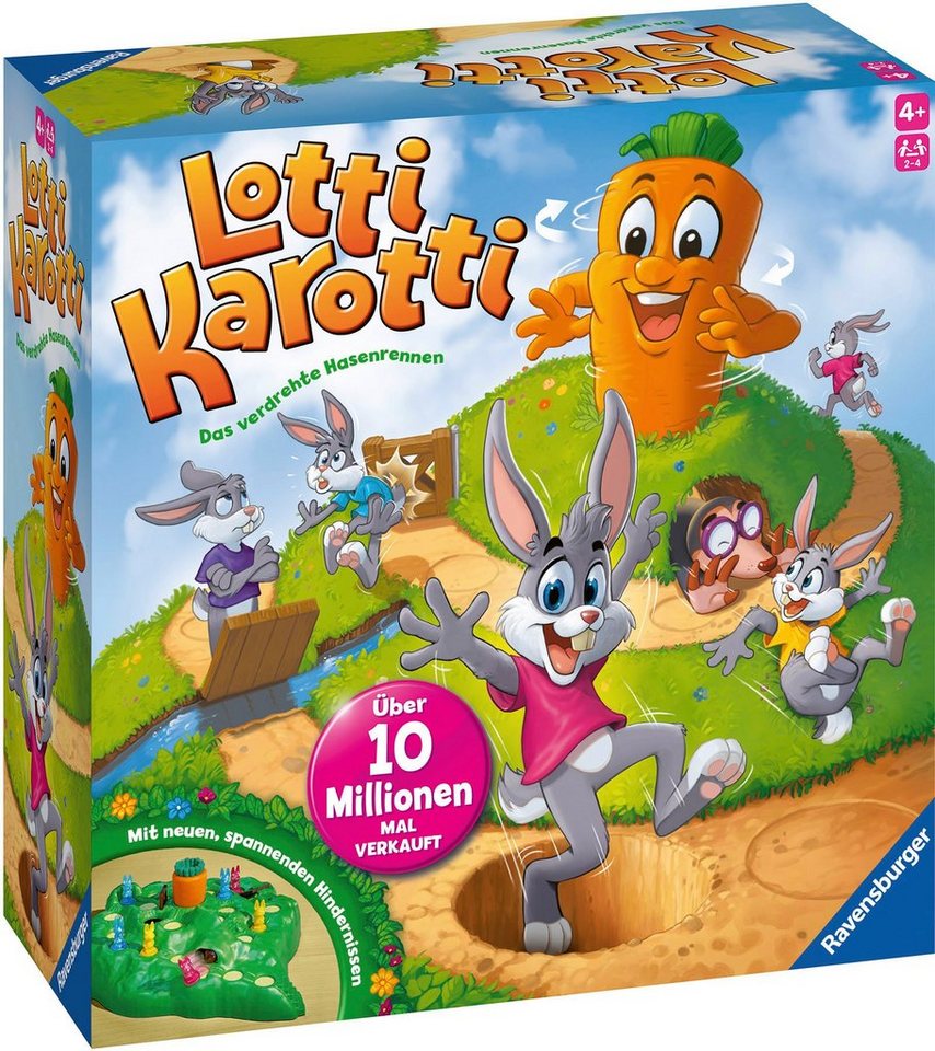 Ravensburger Spiel Lotti Karotti, Kinderspiel, Made in Europe