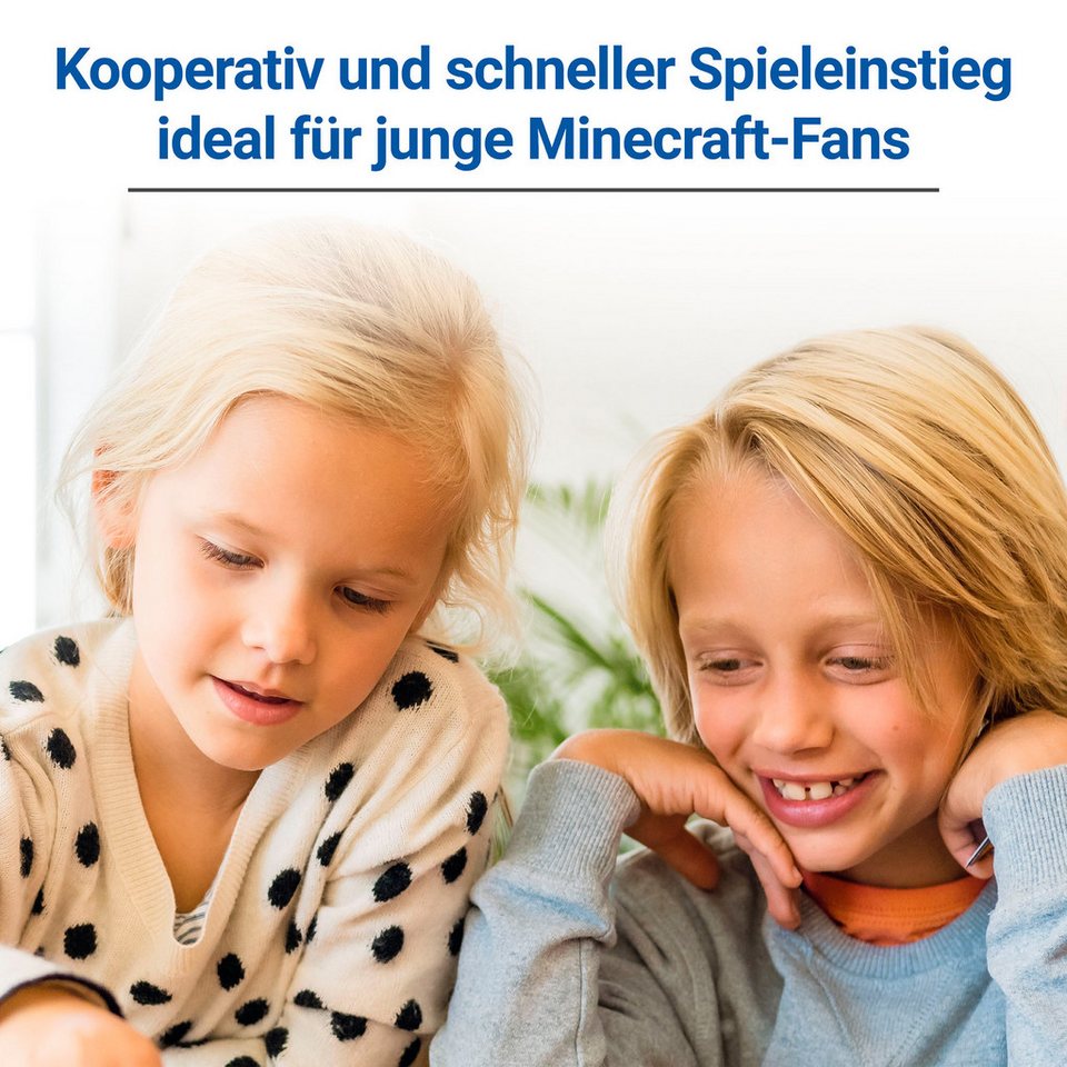 Ravensburger Spiel Minecraft Builders & Biomes Junior, Kinderspiel, Made in Europe