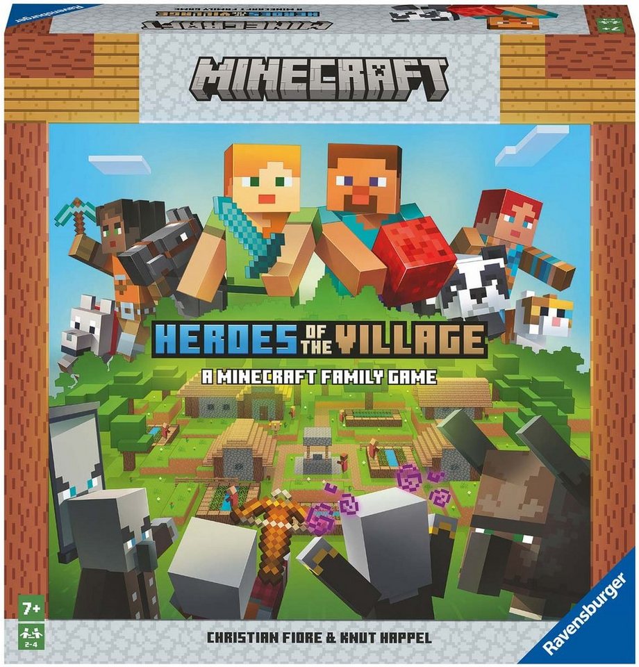 Ravensburger Spiel Minecraft Heroes of the Village, Gesellschaftsspiel, Made in Europe