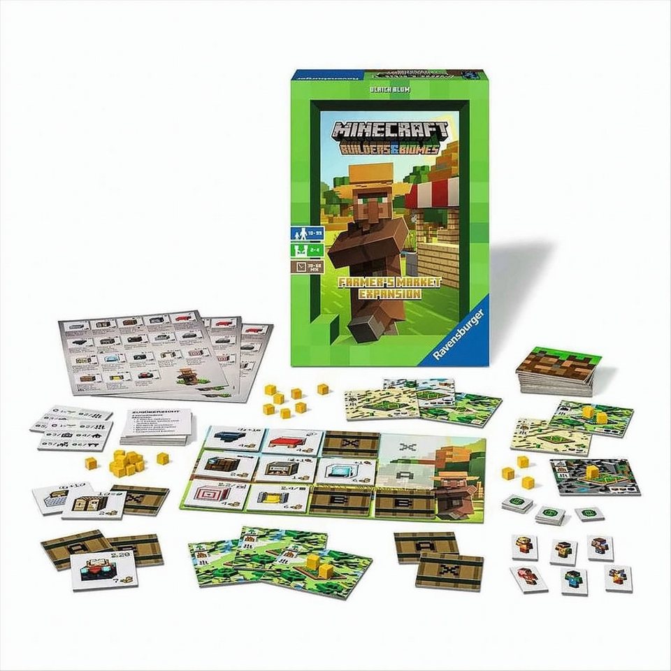 Ravensburger Spiel Ravensburger - Minecraft Builders & Biomes Farmers Market Expansion
