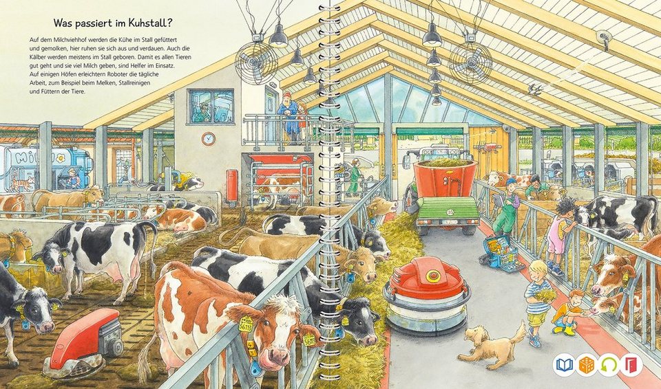 Ravensburger Spiel tiptoi® Starter-Set: Stift und Bauernhof-Buch, Made in Europe