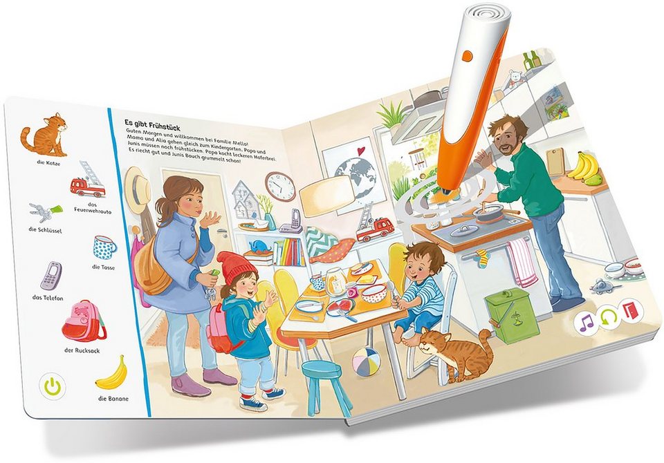 Ravensburger Spiel tiptoi® Starter-Set: Stift und Bilderbuch Meine Welt, Made in Europe
