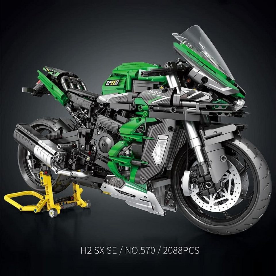 Reobrix Reobrix 570 Kawasaki - Technik Modell Konstruktionsspielsteine, (2088 St)