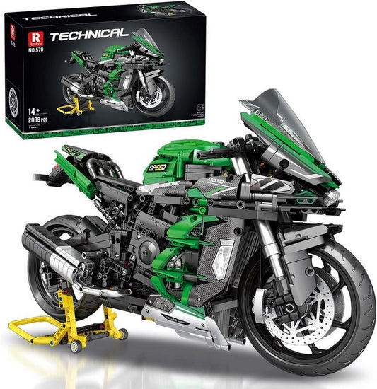 Reobrix Reobrix 570 Kawasaki - Technik Modell Konstruktionsspielsteine, (2088 St)
