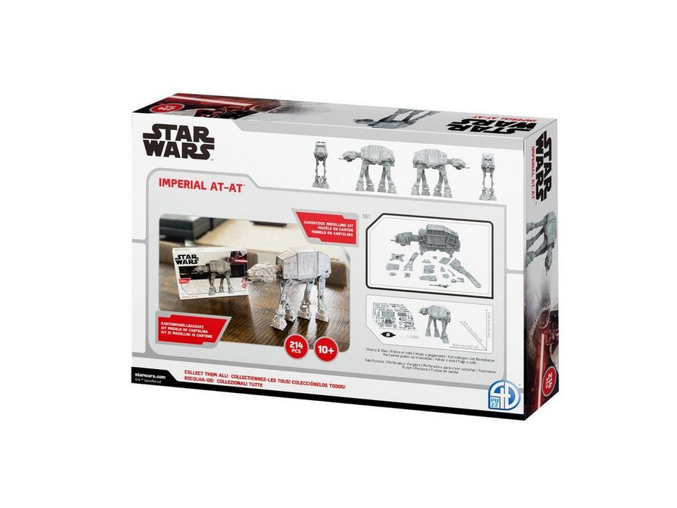 Revell® 3D-Puzzle 3D-Puzzle "Star Wars Imperial AT-AT" Set 214 Teile ab 10 Jahren, 214 Puzzleteile