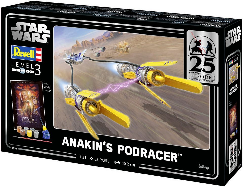 Revell® Modellbausatz Geschenkset Anakin's Podracer, Star Wars, Made in Europe