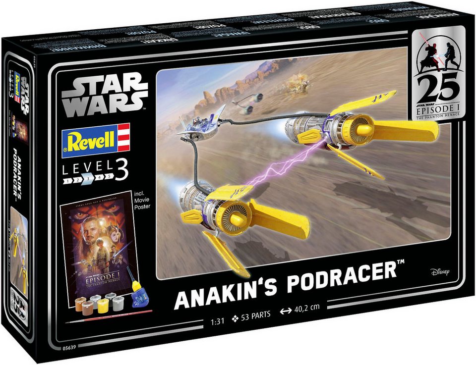 Revell® Modellbausatz Geschenkset Anakin's Podracer, Star Wars, Made in Europe