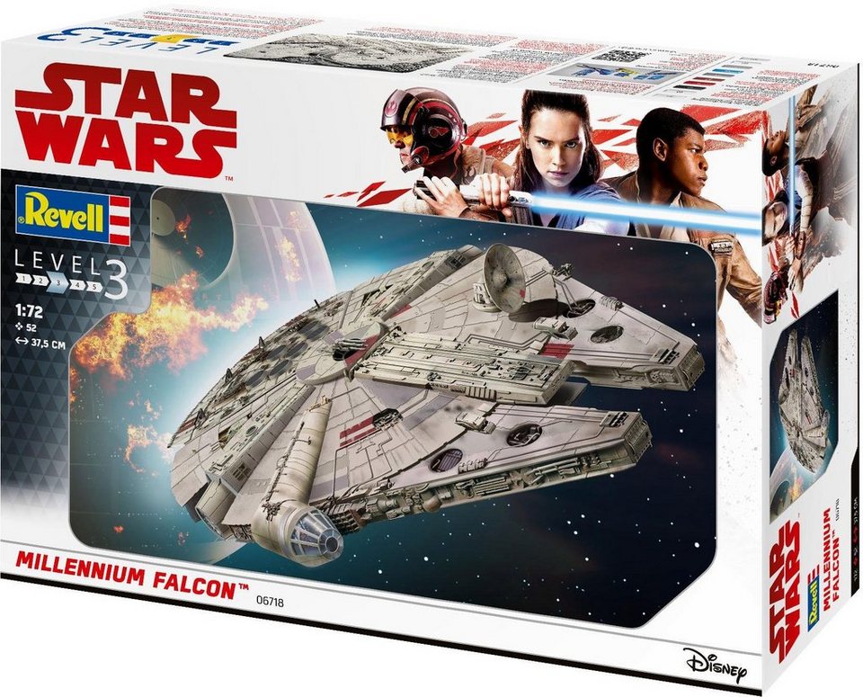 Revell® Modellbausatz Star Wars, Millennium Falcon, Maßstab 1:72, Made in Europe
