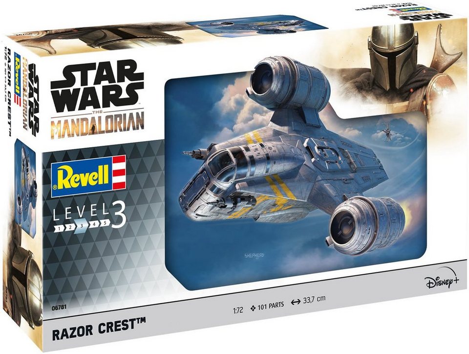 Revell® Modellbausatz Star Wars, The Mandalorian - Razor Crest, Maßstab 1:72, Made in Europe