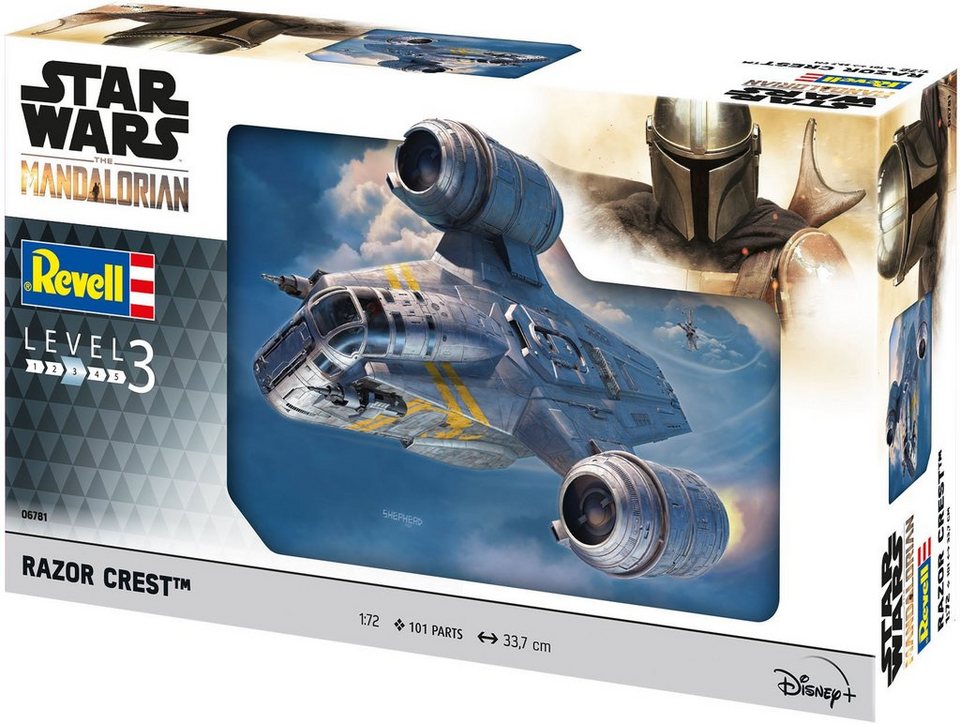 Revell® Modellbausatz Star Wars, The Mandalorian - Razor Crest, Maßstab 1:72, Made in Europe