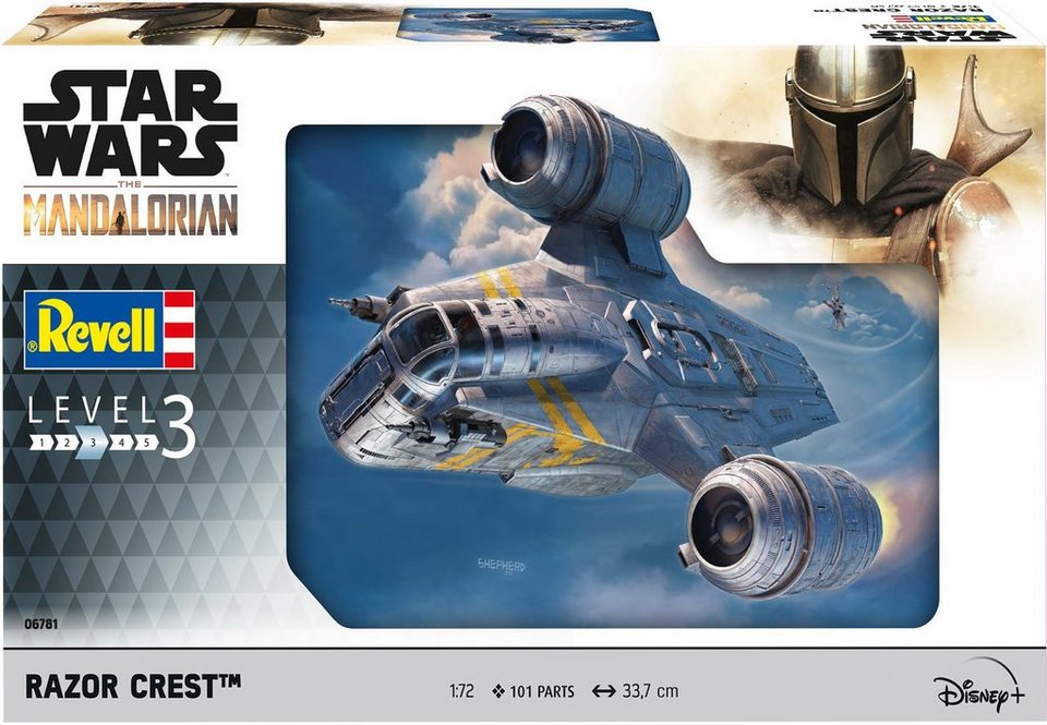 Revell® Modellbausatz Star Wars, The Mandalorian - Razor Crest, Maßstab 1:72, Made in Europe