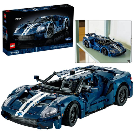 Sarcia.eu LEGO Technic Ford GT, Version 2022, Sammlermodell für Erwachsene 42154 Konstruktions-Spielset