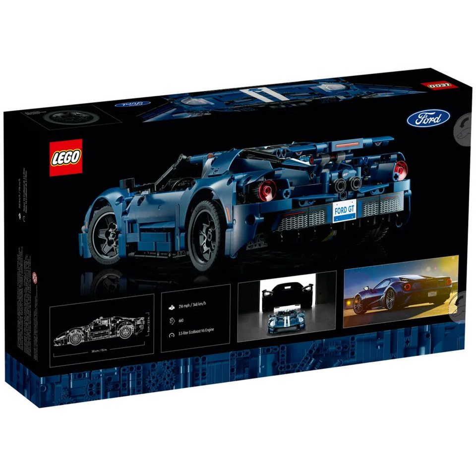 Sarcia.eu LEGO Technic Ford GT, Version 2022, Sammlermodell für Erwachsene 42154 Konstruktions-Spielset