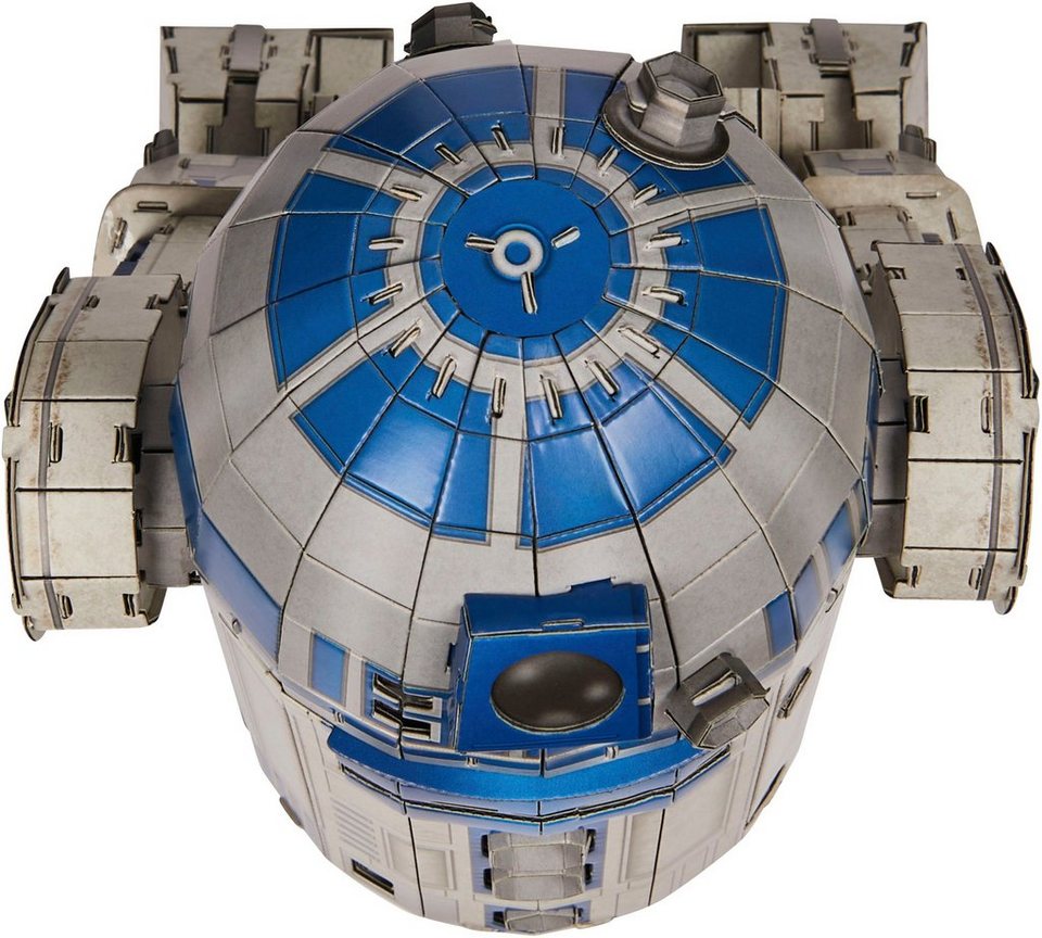 Spin Master 3D-Puzzle 4D Build - Star Wars - R2-D2 Roboter, 201 Puzzleteile
