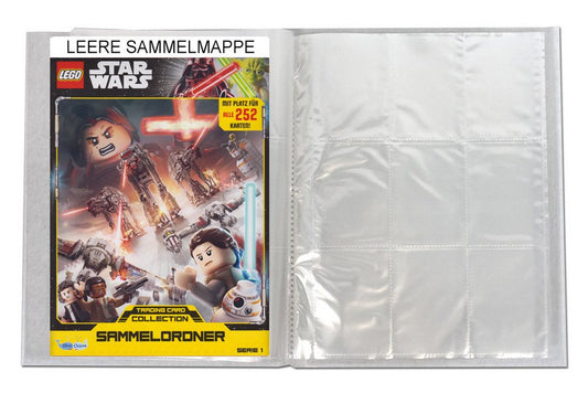 Star Wars Sammelkarte LEGO Star Wars - Serie 1 Trading Cards - Leere Sammelmappe - Deutsch