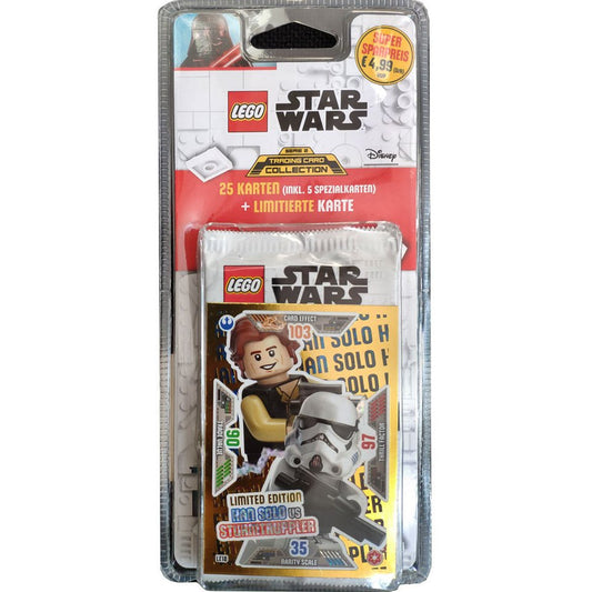 Star Wars Sammelkarte LEGO Star Wars - Serie 2 Trading Cards - 1 Blister(zufällige Auswahl)