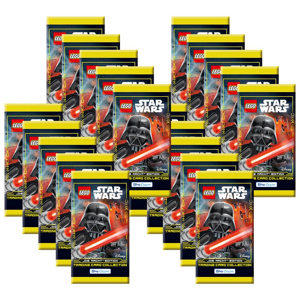 Star Wars Sammelkarte LEGO Star Wars - Serie 4 Trading Cards - 1 Starter + 20 Booster